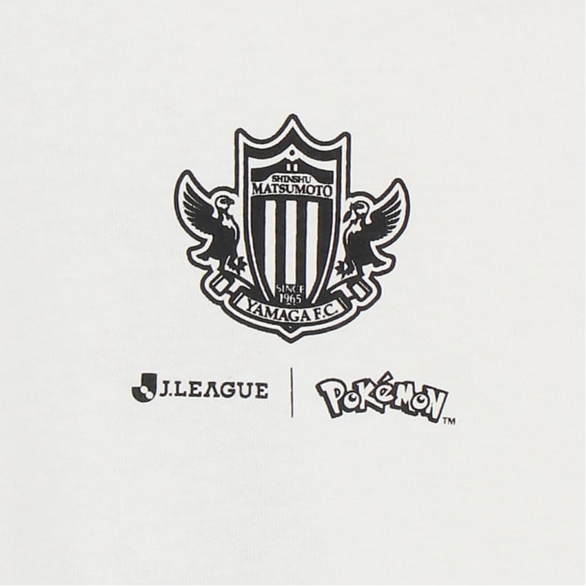 Tyranitar T-Shirt White Matsumoto Yamaga FC x Pokemon J.League | J.League Online Store