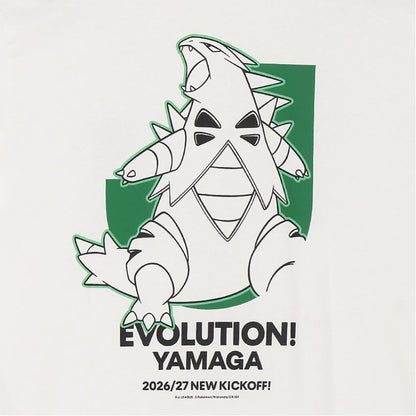 Tyranitar T-Shirt White Matsumoto Yamaga FC x Pokemon J.League | J.League Online Store