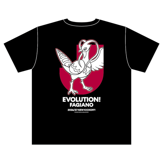 Unfezant T-Shirt Black Fagiano Okayama x Pokemon J.League | J.League Online Store