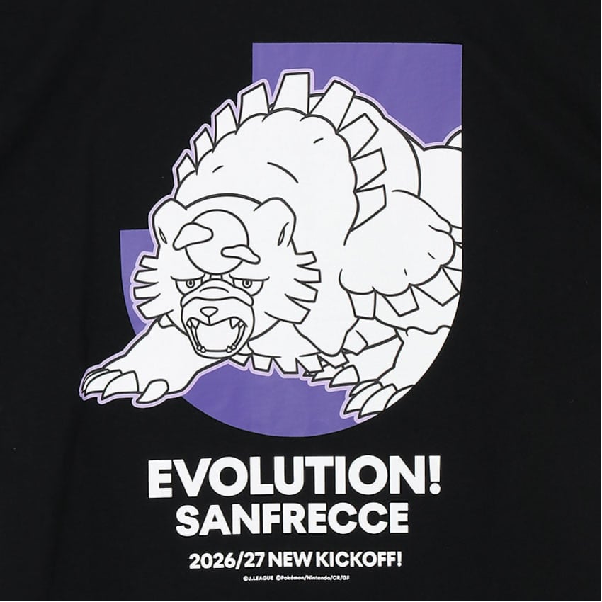 Ursaluna T-Shirt Black Sanfrecce Hiroshima x Pokemon J.League | J.League Online Store