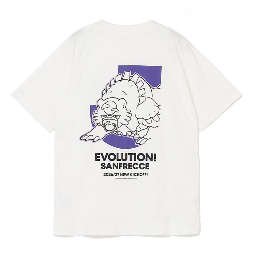Ursaluna T-Shirt White Sanfrecce Hiroshima x Pokemon J.League | J.League Online Store