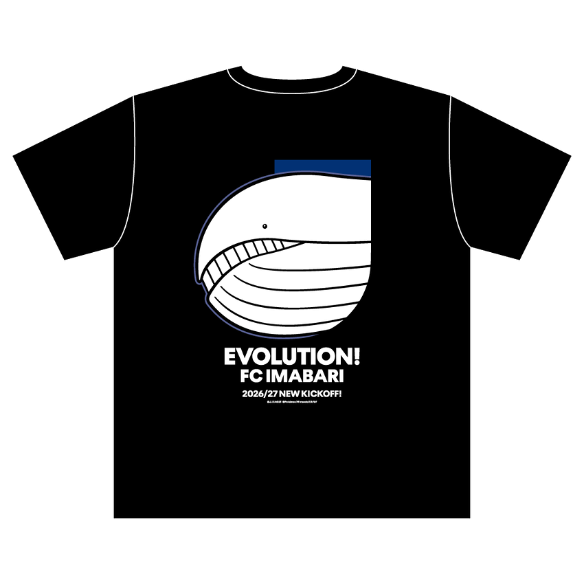 Wailord T-Shirt Black Kids FC Imabari x Pokemon J.League | J.League Online Store