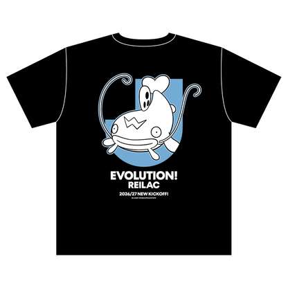 Whiscash T-Shirt Black Reilac Shiga FC x Pokemon J.League | J.League Online Store