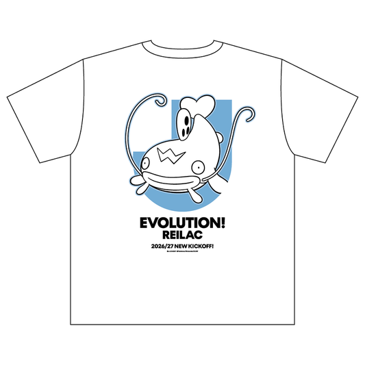 Whiscash T-Shirt White Reilac Shiga FC x Pokemon J.League | J.League Online Store