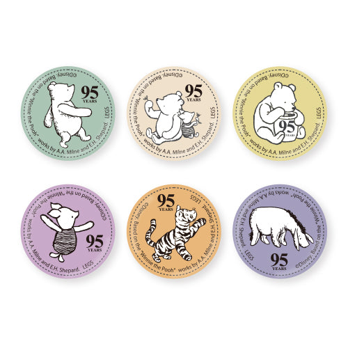 Japan Winnie the Pooh 90th Anniversary Collection - Pin badge (random 6 types)