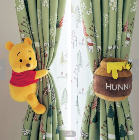 Japan Curtain Holder Plush Set - Winnie the Pooh