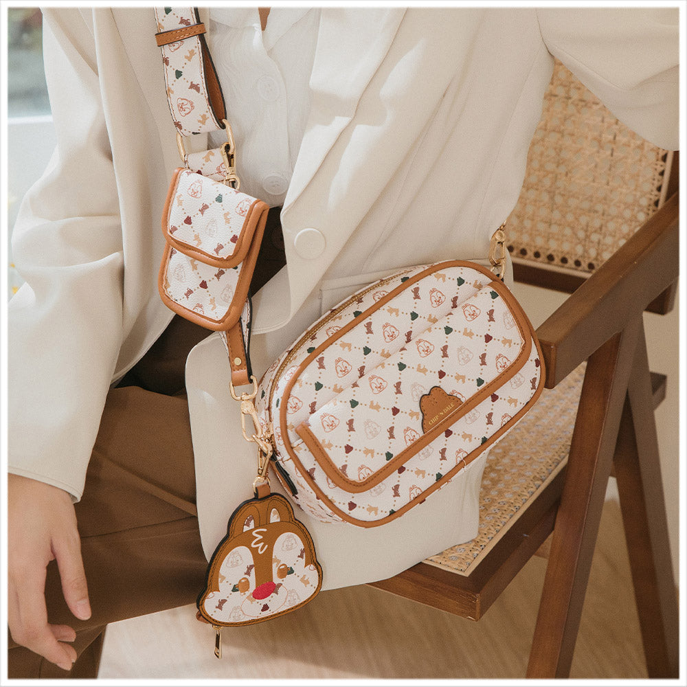Disney Character - Chip  & Dale Crossbody Bag
