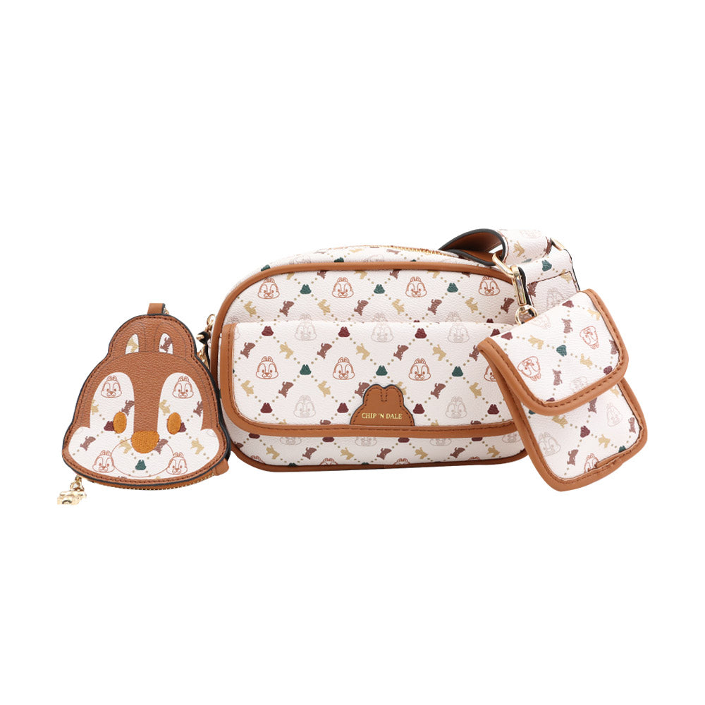 Disney Character - Chip  & Dale Crossbody Bag