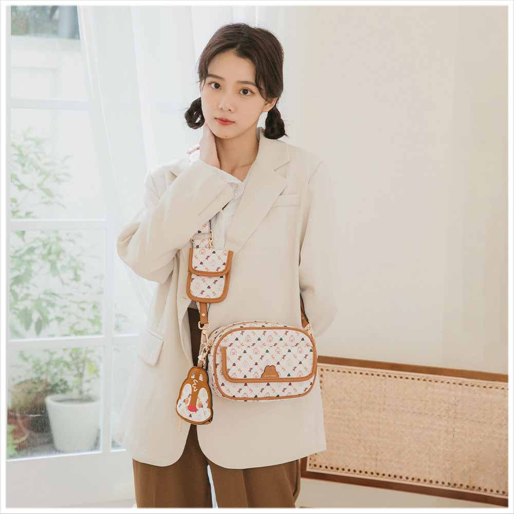Disney Character - Chip  & Dale Crossbody Bag