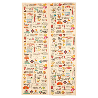 TDR - Tokyo Disneyland Snacks Door Curtain (150cm x 85cm)