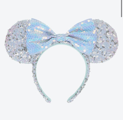 TDR - Silver sequin ears
